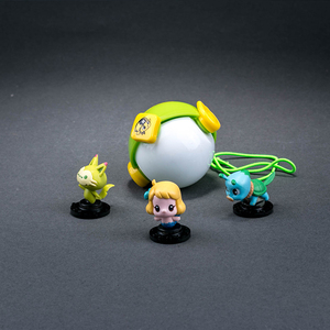 日本购洛克王国咕噜球玩具宠物小精灵球手表组合公仔图鉴全套装现