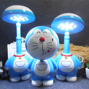 机器猫儿童卡通学习LED创意充电台灯可爱小夜灯学生礼物活动礼品