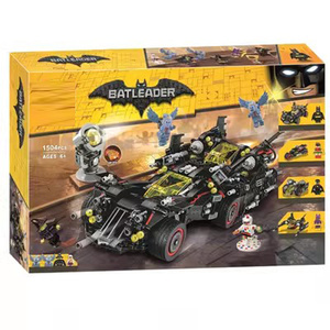 中国积木超级英雄70917终极蝙蝠车男孩拼装儿童战车大型玩具10740
