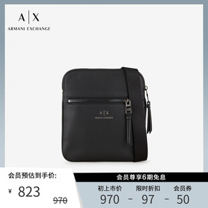 【礼物】ARMANI EXCHANGE/阿玛尼2024夏季男士通勤单肩斜挎邮差包