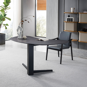 AS严选Carrara 意式极简皮艺单人扶手椅 现代简约实木餐椅书椅