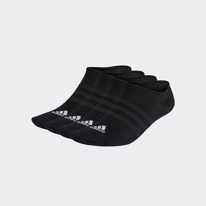 Adidas阿迪达斯男袜女袜三双装 2024新款黑色袜子运动短筒袜