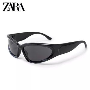 ZARA墨镜y2k未来感科技感偏光太阳镜户外骑行防风跑步遮阳防晒