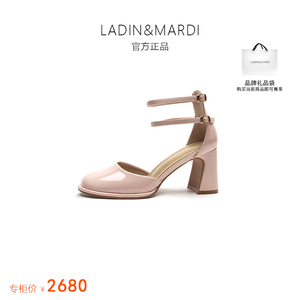 【漂亮女孩】LADIN&MARDI 2023年设计师中空高跟玛丽珍单鞋女