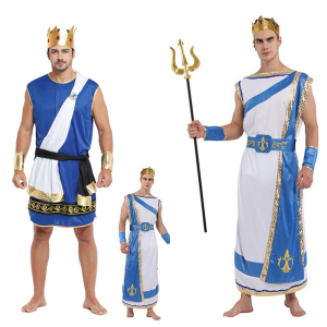 希腊诸神舞台演出服话剧舞会表演海神波塞冬服装greek Costumes 阿里巴巴找货神器