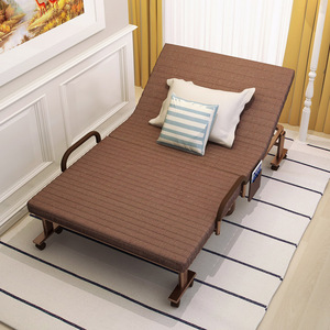 折叠床单人床双人午休床隐形家用成人午睡床1.2米简易办公室躺椅