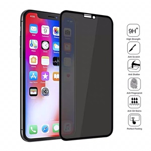 适用于iPhone15 14 13 12 11 Pro Max Full Private Screen Protector XSMAX XR X 6s78plus Anti-spy Glass