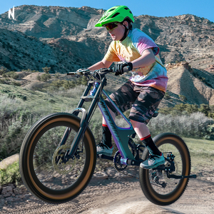 小探险家新款软尾山地自行车22寸儿童高端山地越野车禧玛诺变速