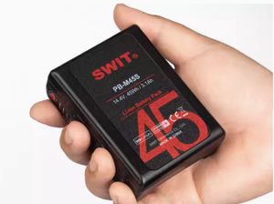 SWIT视威PB-M45S 摄像机V口电池45Wh口袋型影视灯单反微单锂电池