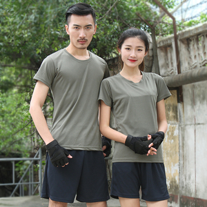 战术体能训练服短袖男套装正品夏季作训服军迷装透气速干T恤迷彩