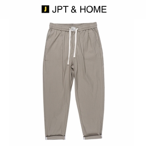 JPTHOME23夏轻尚系列男士合体版型轻薄舒适松紧腰直筒休闲九分裤