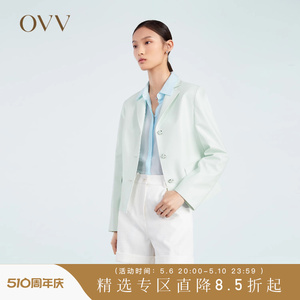 OVV春夏热卖女装意大利进口面料休闲易打理单件西服外套