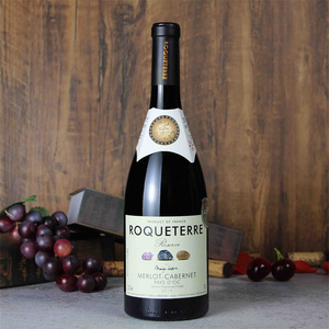 法国南部原瓶进口红酒 ROQUETERRE大地珍藏金奖红葡萄酒