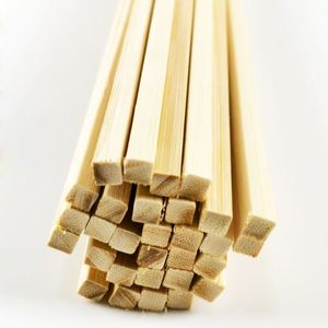 鸟笼自制材料竹棒鸟笼子竹方料竹子条DIY模型竹方条四方形竹篾