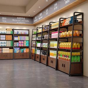超市货架展示柜置物架落地多层收纳架子便利店产品货品商用烟酒柜