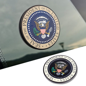 适用凯迪拉克美国总统徽章车贴个性金属贴纸汽车车身装饰侧标尾标