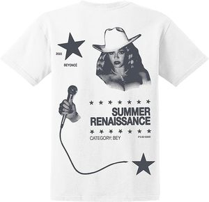 【预定10周】Beyonce Renaissance世界巡演周边Summer白色短袖T恤