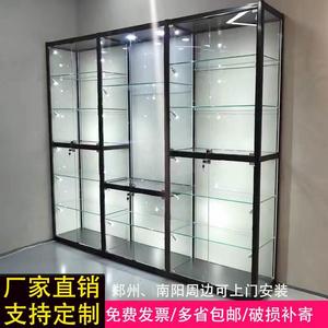 定制璃展示示玻乐高手办产品陈列柜盲盒展示柜商用玩具架柜93129