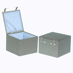 锦盒包装盒古玩品茗杯紫砂壶陶瓷建盏收纳收藏盒子正方形空盒定制