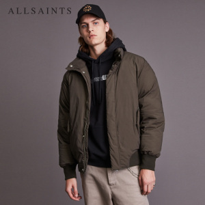 【年货价】ALLSAINTS男士棉衣2022年冬季加厚保暖棉