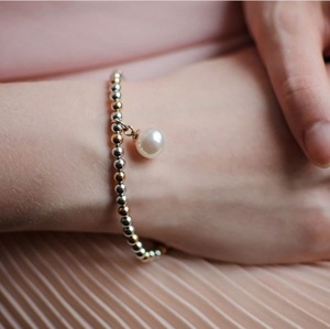 西班牙Majorica新品 新款一颗珠珍珠手链