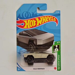 hotwheels 风火轮小跑车 TESLA 特斯拉 CYBERTRUCK 皮卡银色 首版