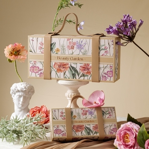 伴手礼盒法式花园礼物盒结婚喜糖盒伴娘伴手礼空盒生日手提包装盒