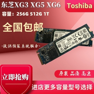 TOSHIBA东芝 XG6 256G 512G 1T  NVMe 2280 笔记本台式机固态硬盘