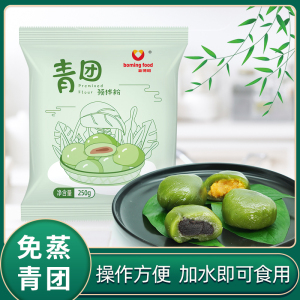 新博明青团预拌粉250g 免蒸家用diy做青团艾糍清明果的艾草粉食用