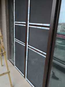 东莞防蚊纱窗，纱门。不锈钢金钢网。窗花.316隐形防护网制作安装