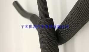 新款世强2:1热缩套管PET编织布防滑耐磨耐高温束线缆护管路热缩布