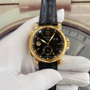 二手正品雅典鎏金系列18K玫瑰金42mm表径自动机械男士手表