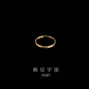 晚安wan 素圈 极简主义光面金色细戒指钛钢保色叠戴小众尾戒指环