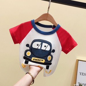 韩版童装男女童2024新款夏季小童卡通短袖T恤3儿童潮宝宝半袖上衣