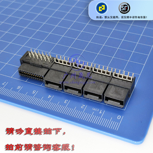 高热插拔电源连接器4+24针90度PCB电路板焊接式LPH电源端子接插件