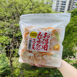 日本名古屋岡田屋出品 ebisato仙贝故里 全家福混合海鲜虾片 210g