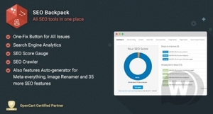 英文SEO Backpack网站分析优化网址优化OpenCart插件