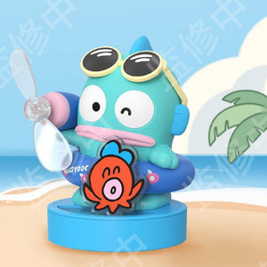 三丽鸥丑鱼汉顿飞船系列沙滩玩具风扇手持小型便携式迷你电风扇