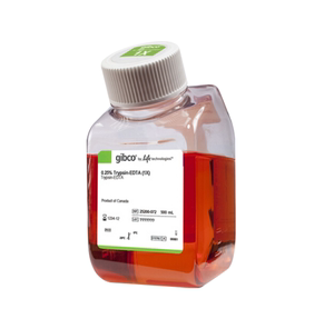 25200-072 Gibco胰酶500ml 胰蛋白酶消化液含EDTA含酚红 25200072
