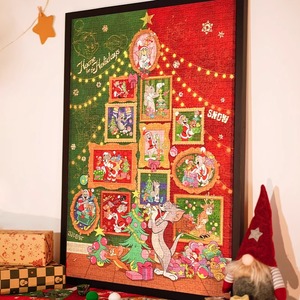 TOI图益正版3d木质异形猫和老鼠拼图成人创意手工diy圣诞装饰礼物