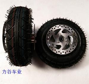 汽油滑板车10寸轮胎电动老年车10X50-4外胎轮毂 4.10/.50-4轮胎
