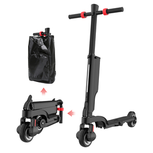 高清智选LEDX6电动滑板车 4折叠成人二轮代步车 便携出行可放背包