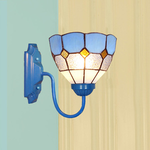 地中海风格壁灯床头灯 欧式客厅过道灯简约田园个性创意灯饰灯具