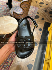 正品法国代购 Gucci/古驰 2023秋冬新款女士休闲凉鞋多色可选女鞋