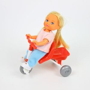 出口dumb仙霸正版配件场景小凯莉娃娃自行车三轮车过家家场景玩具