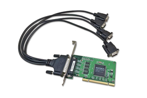 摩莎 MOXA CP-104UL V2 PCI  4口RS232 多串口卡 支持半高 含线材