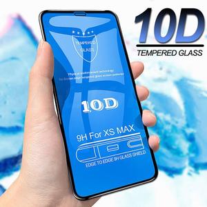 适用iPhone XS钢化膜XR苹果11proMAX/6/7/8P 10D全屏玻璃手机膜批