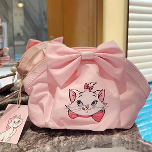 日本ZGP玛丽猫系列饺子化妆包多功能新款大容量收纳便携式手拿包