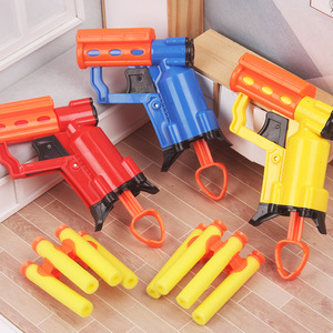 包邮极速软弹枪后拉上膛弹射塑料枪男女儿童玩具户外休闲生日礼物