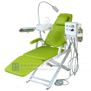 牙科轻便椅简易牙椅便携式气泵机口腔折叠椅移动椅气泵